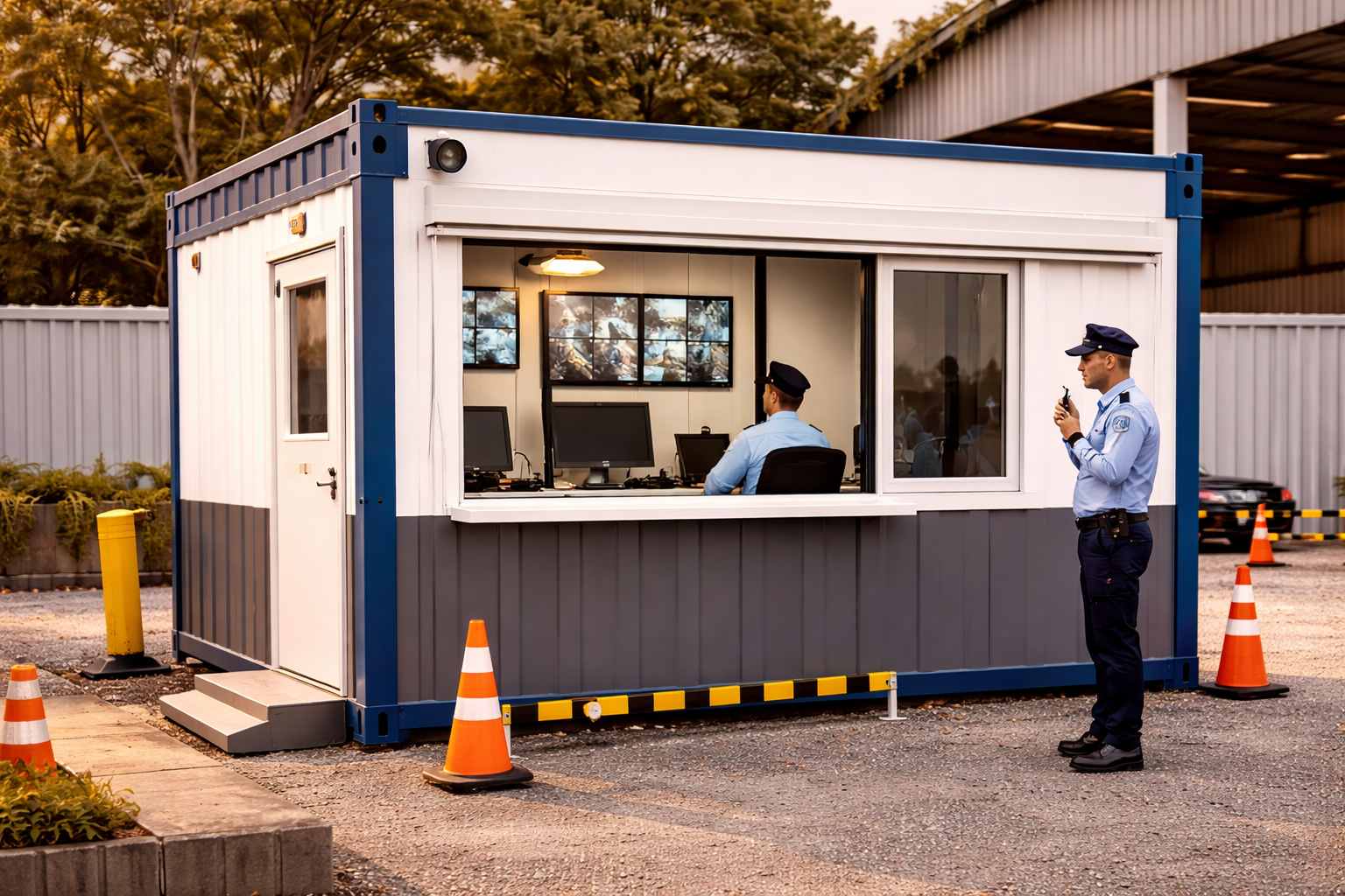 Portable Security Guard Cabin manufactured in Delhi NCR